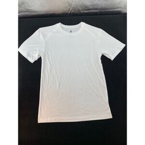 BSN SPORTS Performance Apparel‎ White Short Sleeve T Shirt Mens Small